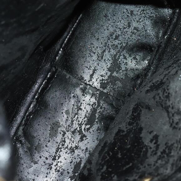 GUCCI Bamboo Hand Bag Suede Black Gold 001 1014 001 1014 - Picture 15 of 16